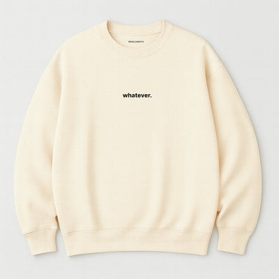 Whatever Oversized Sweatshirt mit Stick