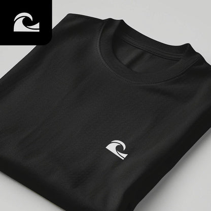 Minimalist Wave T-Shirt mit Stick