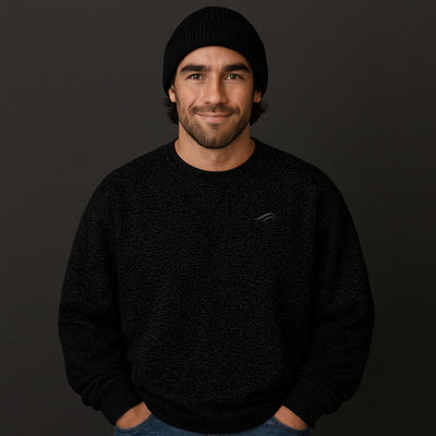 Twinfloé Black Oversized Sweatshirt mit Stick