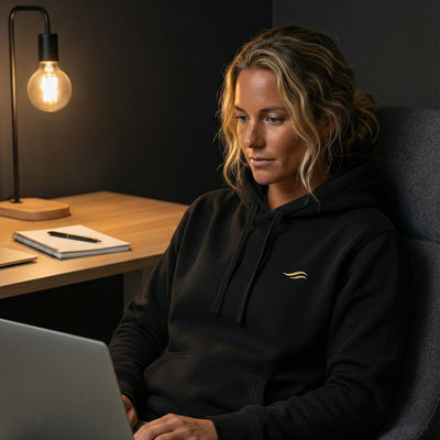 Twinfloé Golden Hoodie mit Stick