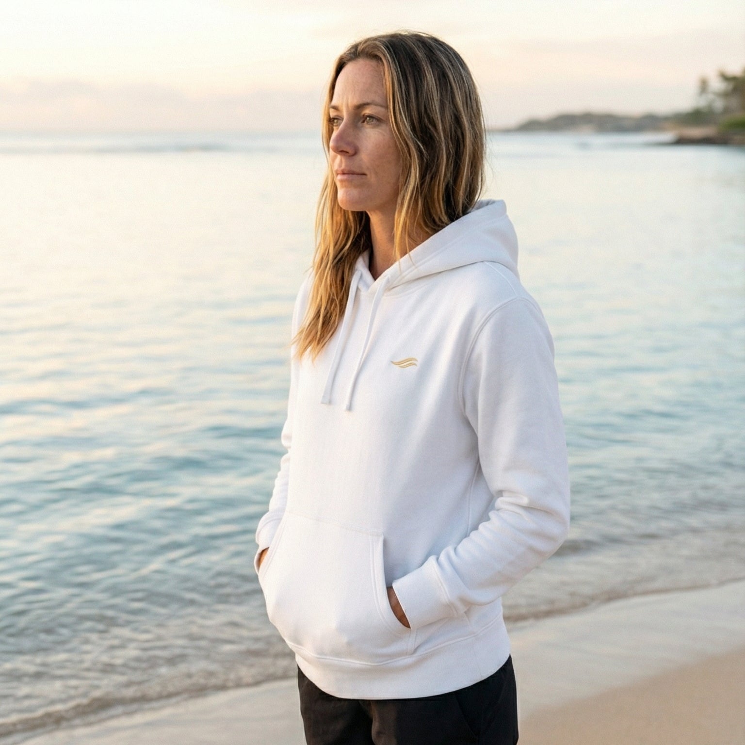 Twinfloé Golden Hoodie mit Stick