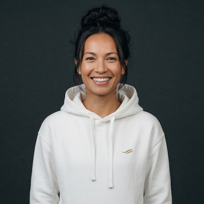 Twinfloé Golden Hoodie mit Stick