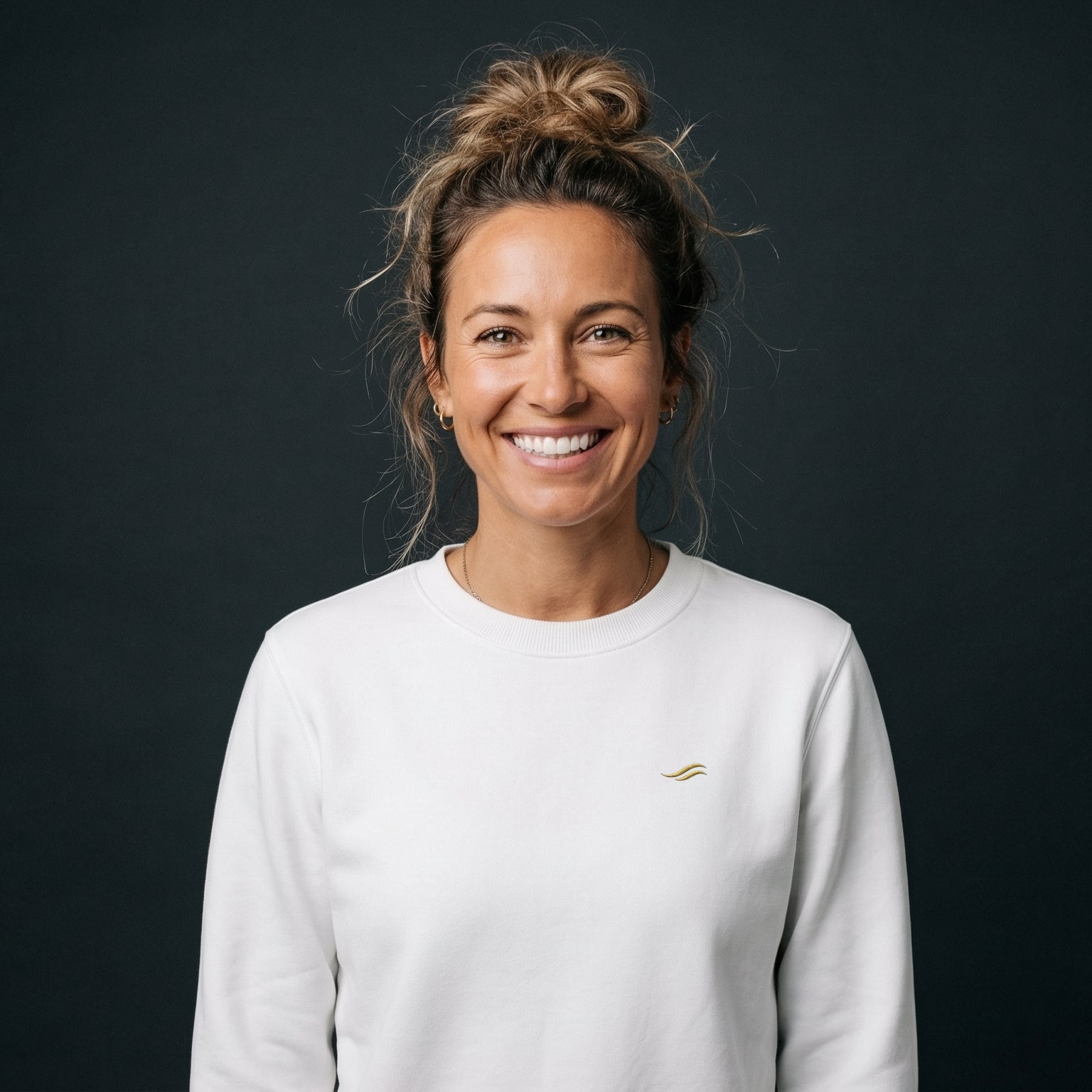 Twinfloé Golden Sweatshirt mit Stick