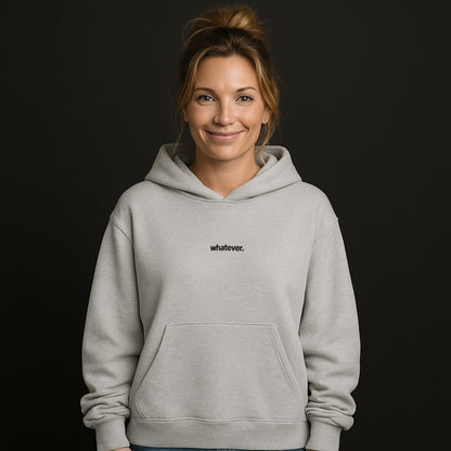 Whatever Hoodie Oversized mit Stick