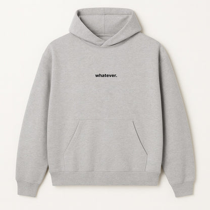Whatever Hoodie Oversized mit Stick