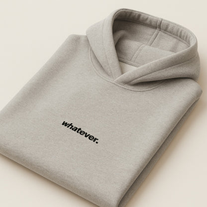 Whatever Hoodie Oversized mit Stick