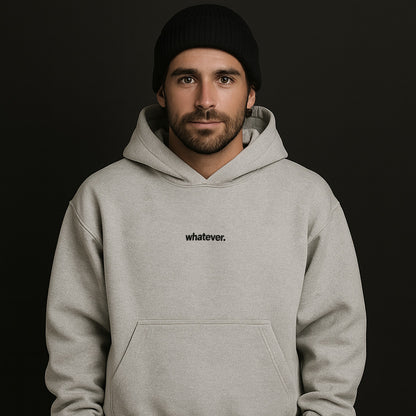 Whatever Hoodie Oversized mit Stick
