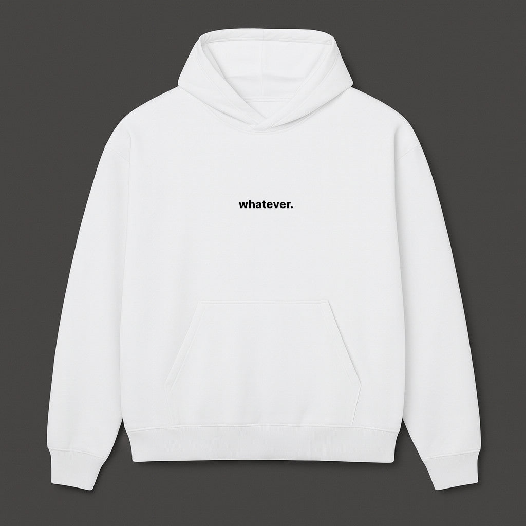 Whatever Hoodie Oversized mit Stick