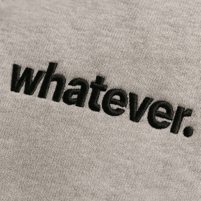 Whatever Sweatshirt mit Stick