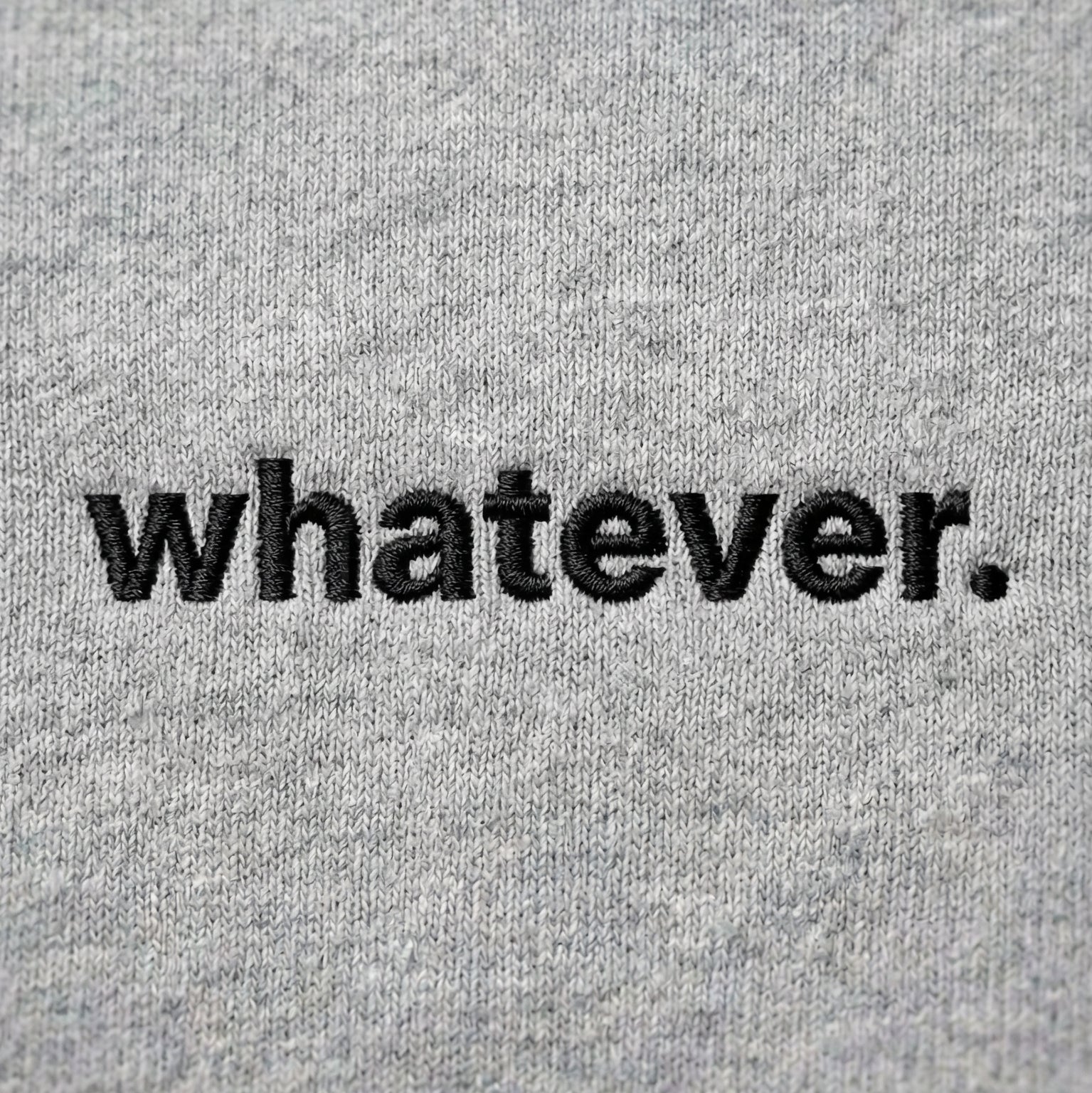 Whatever Shirt mit Stick