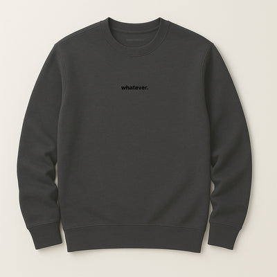 Whatever Sweatshirt mit Stick